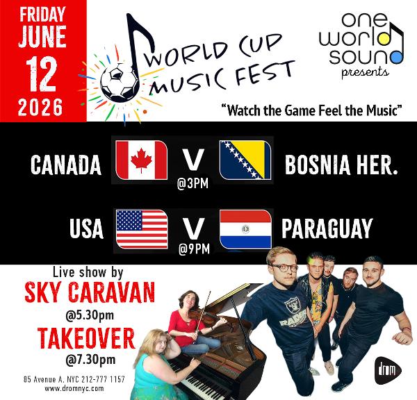World Cup Music Fest at DROM NYC