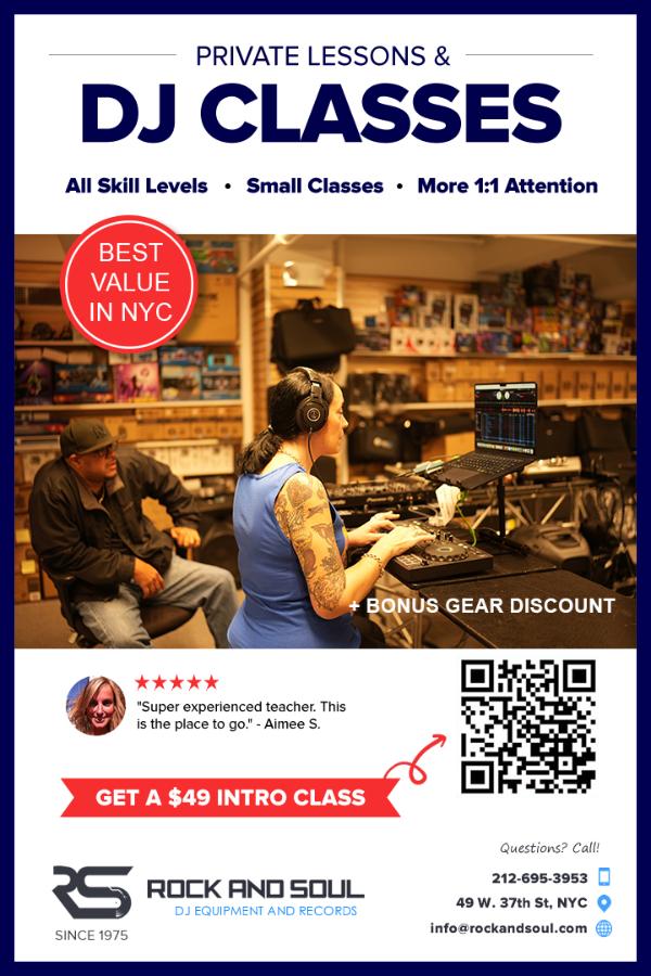 Private DJ Classes at Rock and Soul DJ Equipment & Records