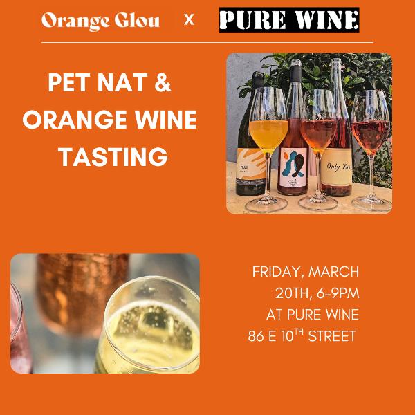 Pure Wine x Orange Glou: PetNat & Orange Party at Pure Wine