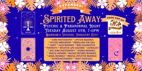 Spirited Away Psychic & Paranormal Night Expanded! 20+ Readings at Barrow’s Intense NY Tasting Room