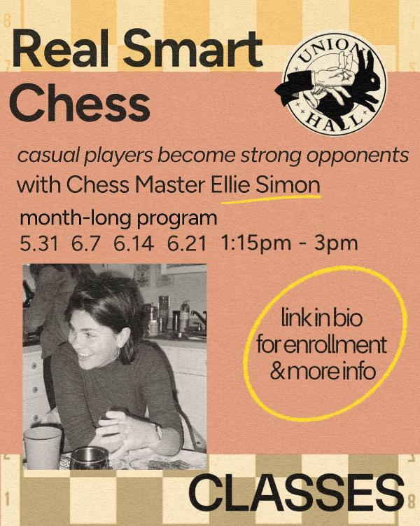 Real Smart Chess - Multi-session Class at Union Hall at Union Hall