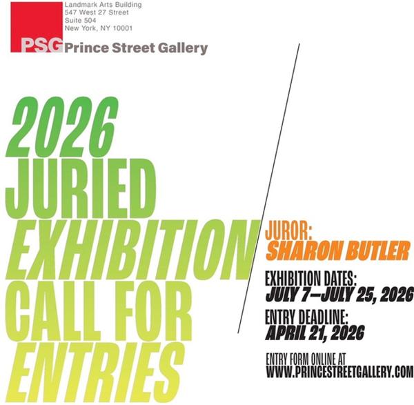 2026 Annual Juried Show at Prince Street Gallery