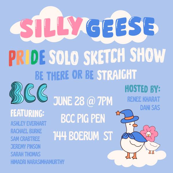 Silly Geese: Pride-Themed Comedy Show at Brooklyn Comedy Collective Pig Pen