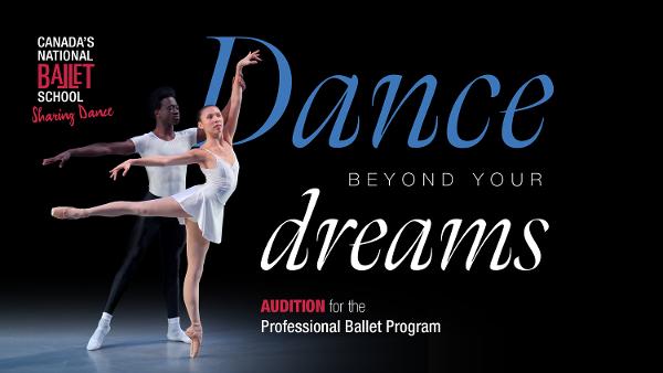 Local auditions for the Professional Ballet Summer Program at Canada's National Ballet School at School of American Ballet