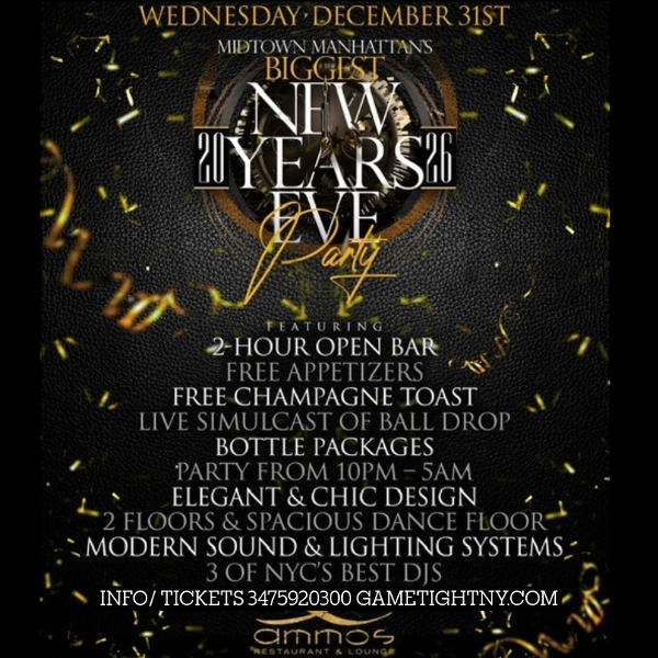 Ammos New Year’s Eve Party 2026 at Ammos Estiatorio