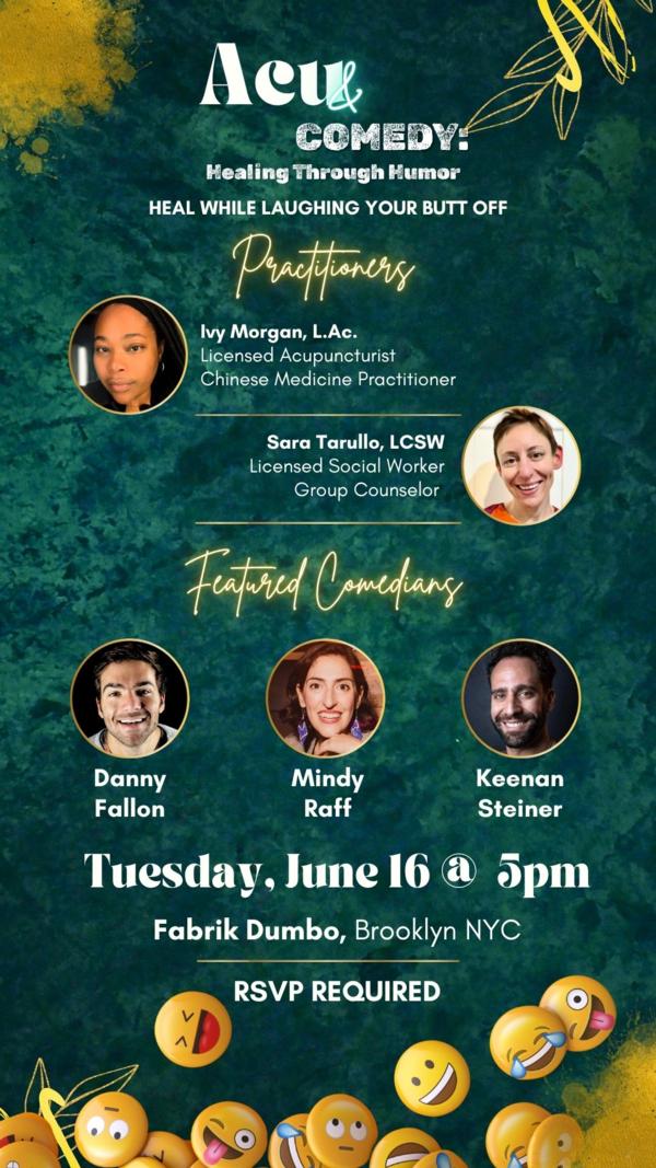 Acu& Comedy: Healing Through Humor at Fabrik Dumbo