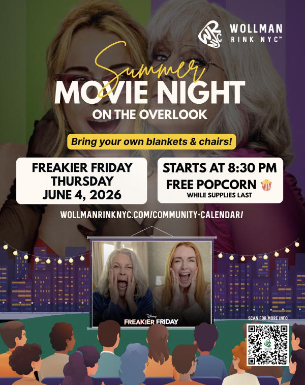 Movie Night on the Overlook – Freakier Friday at The Overlook at Wollman Rink