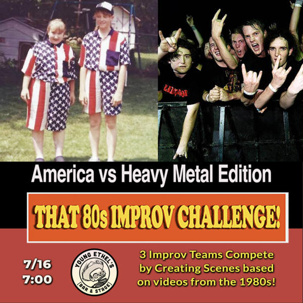 That 80s Improv Challenge: HORROR & DAVID LEE ROTH EDITION at Young Ethel's