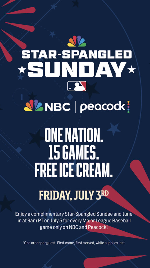 NBC Sports “Star-Spangled Sundaes” at Ample Hills (Upper West Side Location)