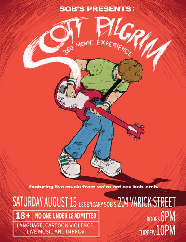Scott Pilgrim: 360 Movie Experience w/ live band at SOB's