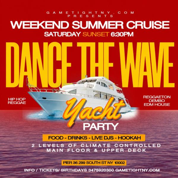 July 4th Hip Hop vs. Reggae Saturday Midnight Yacht Party Cruise Pier 36 at Pier 36