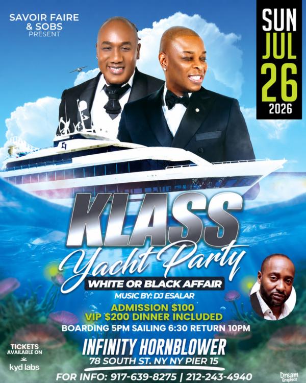 KLASS Yacht Party 2026 Aboard the Infinity Hornblower at Pier 15 - Infinity Hornblower