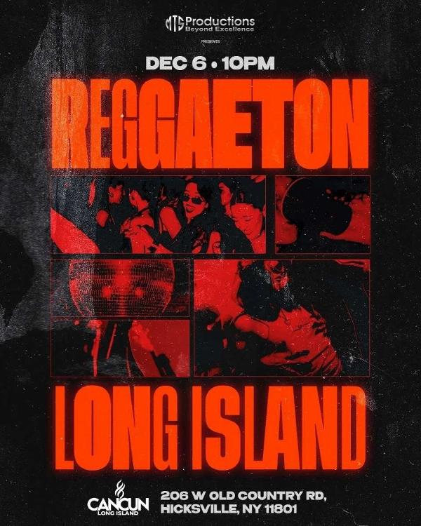 Reggaeton Long Island – Saturday Dec 6 at Cancun Long Island at Cancun Long Island