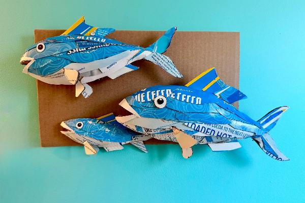 Cardboard Sculpting Workshop at The Noble Maritime Collection