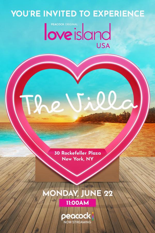 Peacock's Love Island USA: The Villa at Rockefeller Center at Rockefeller Center Plaza