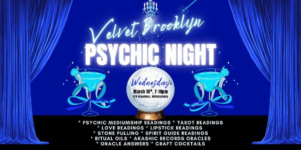 Velvet Brooklyn Psychic Night! at Velvet Brooklyn