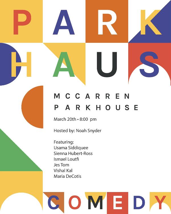 Park HAUS Comedy—A Williamsburg NYC Pop-Up Comedy Show! at McCarren Parkhouse