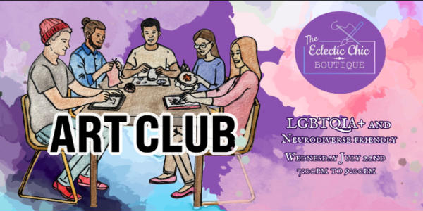 Art Club at The Eclectic Chic Boutique