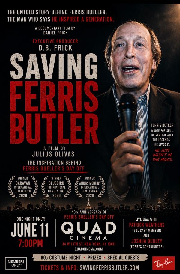 World Premiere Documentary: Saving Ferris Butler at Quad Cinema