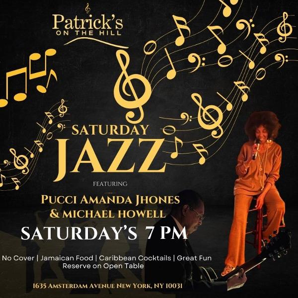 Jazz on the Hill with Pucci Jhones at Patrick's on the Hill