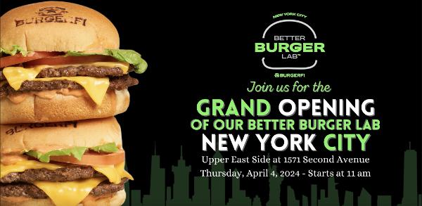 BurgerFi Grand Opening in New York City at BurgerFi