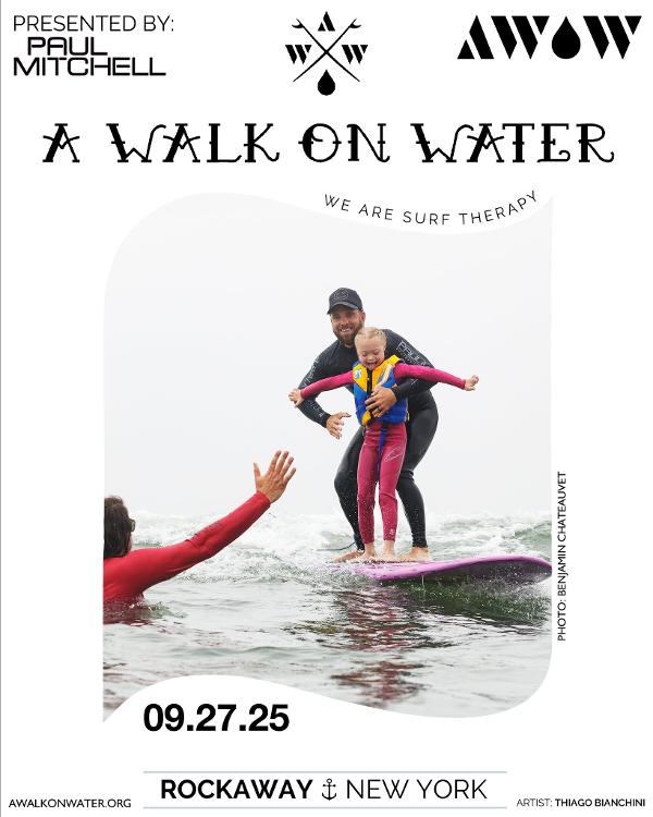 A Walk on Water (AWOW) Surf Therapy Day in Rockaway Beach at Rockaway Beach