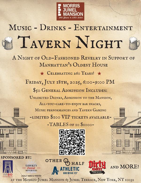 Tavern Night at Morris-Jumel Mansion/ Roger Morris Park