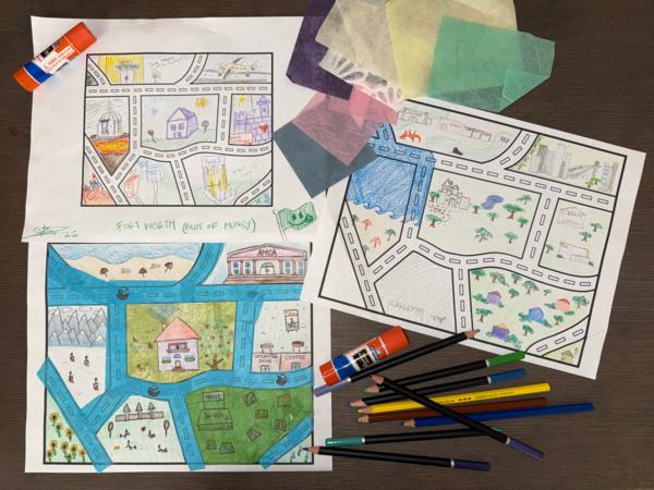 Fantasy Mapping: Create Your Dream Town! at Art on the Block NYC