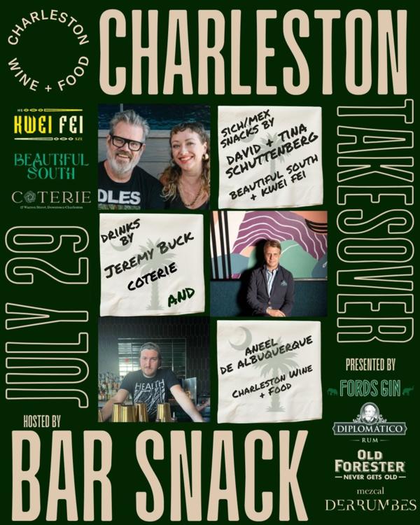 Charleston Pop Up at Bar Snack at Bar Snack