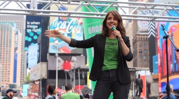 Broadway Celebrates Earth Day Concert in Times Square at Times Square