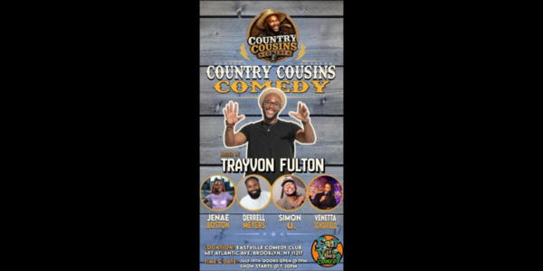 Country Cousins Comedy at Eastville Comedy Club
