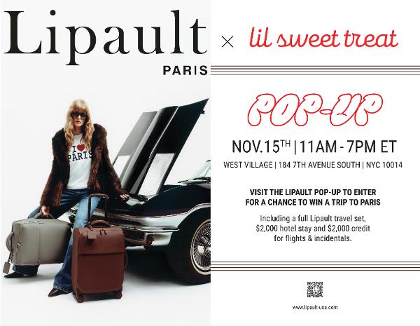 Lipault Paris x lil sweet treat Pop-Up at lil sweet treat