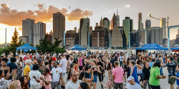 Papi Juice Dance Party at Brooklyn Bridge Park