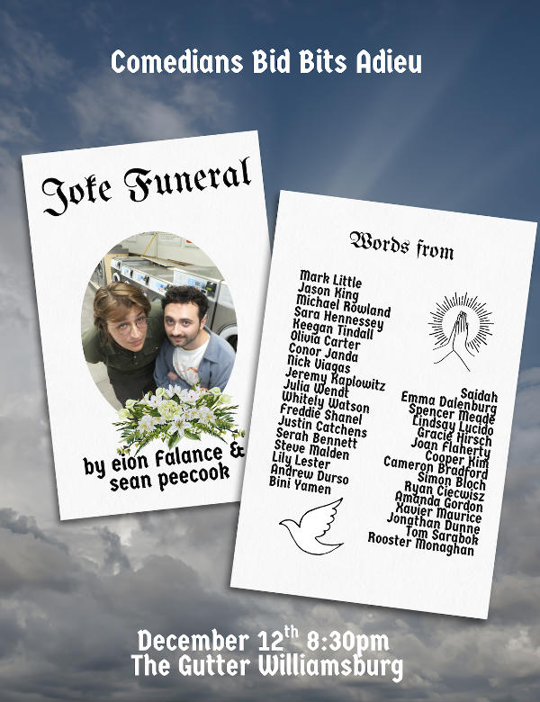 Joke Funeral at The Gutter