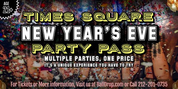 Times Square New Year's Eve Party Pass (21+) at TBD