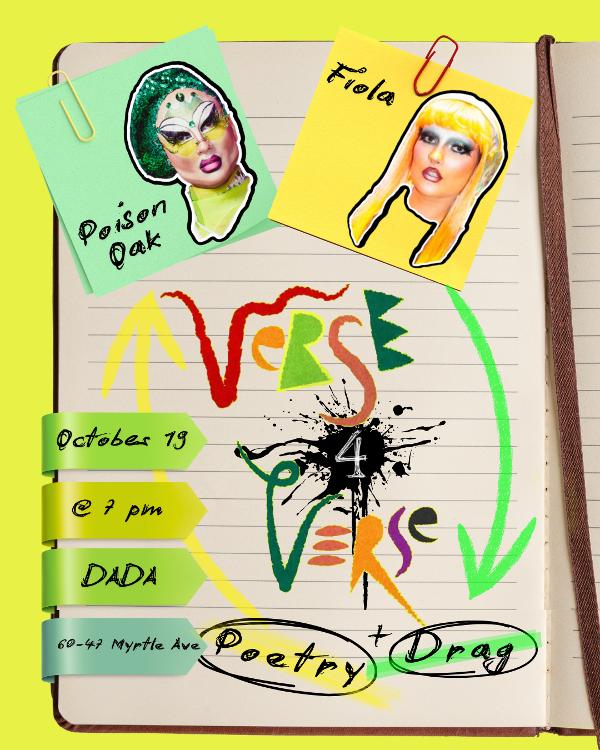 Verse4Verse: Drag + Poetry at Dada