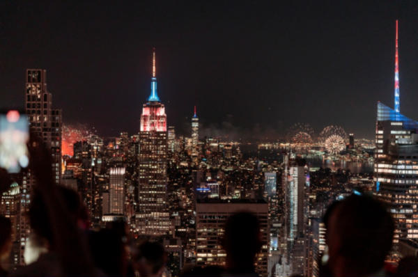 4th of July at Top of the Rock: Enjoy the Fireworks from 70 Floors Above Rockefeller Center  at Top of the Rock