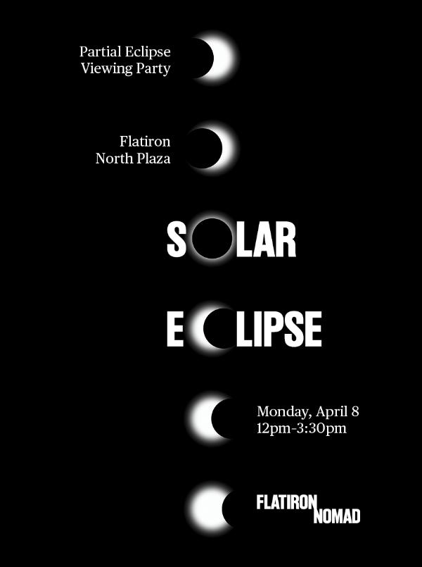 Flatiron NoMad Partnership’s Solar Eclipse Viewing Party at Flatiron Plaza