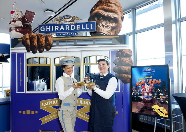 Ghirardelli Pop-Up on Empire State Building’s 86th Floor Observation Deck at Empire State Building