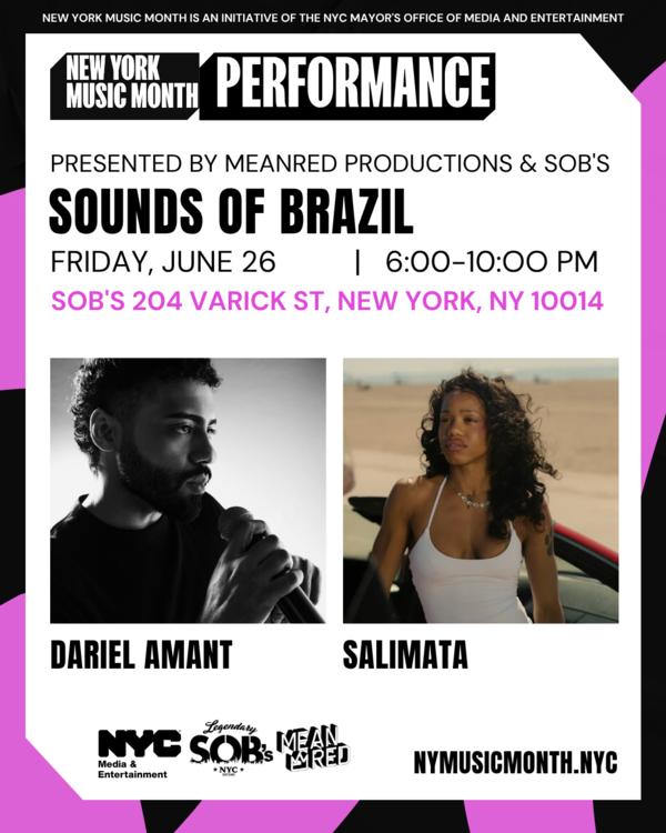 New York Music Month: Dariel Amant & SALIMATA at SOB's