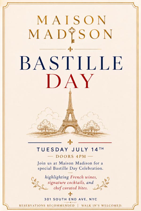 Bastille Day Celebration at Maison Madison at Maison Madison