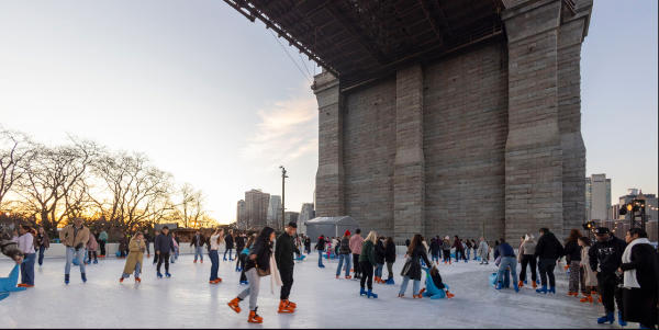 Ice Skating at Roebling Rink at Roebling Rink