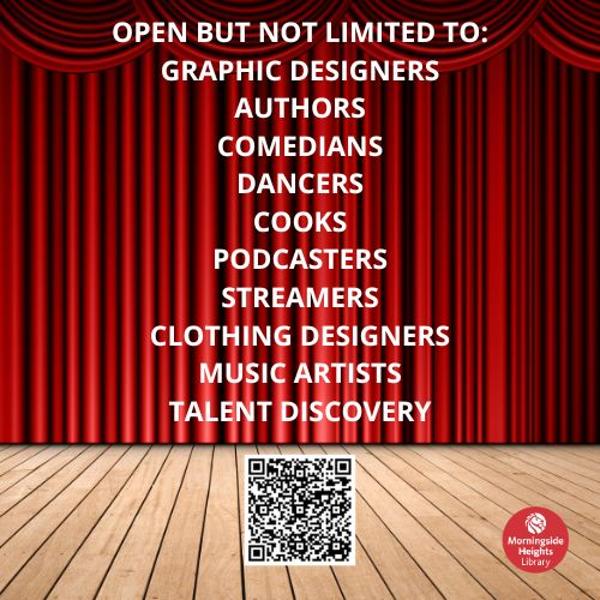 Open Stage (For All Creatives) at Morningside Heights Library