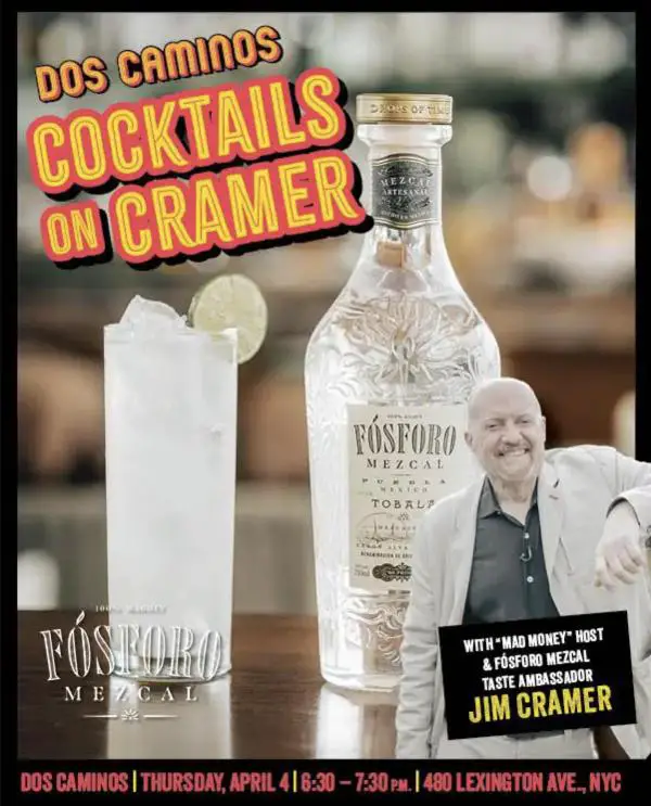 Cocktails on Cramer with Fósforo Mezcal at Dos Caminos at Dos Caminos