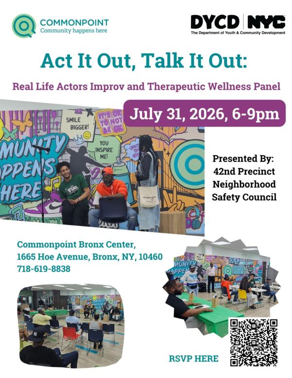 Act It Out, Talk It Out at Commonpoint Bronx Center