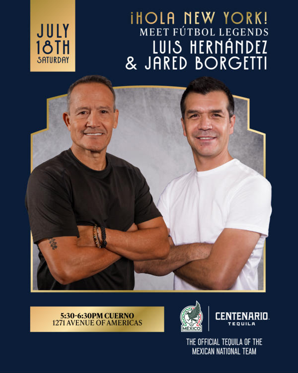 Final Toast: Meet Fútbol Legends with Centenario Tequila at Cuerno NYC