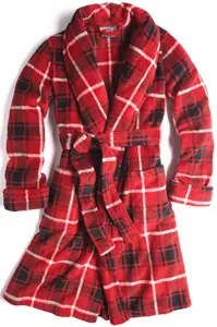 red plaid robe from American Living