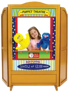 4-in-1 play center; puppet theatre for kids