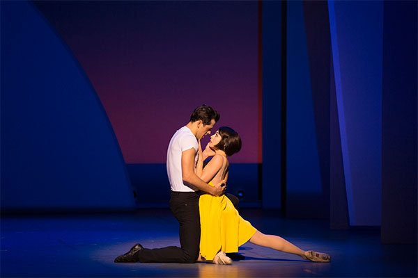 Robert Fairchild and Leanne Cope in An American in Paris on Broadway