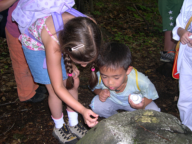 kids at tenafly nature center